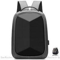 Sac à dos Homme Connecté Ultra-Moderne - modèle Gris - Sac Roche ™