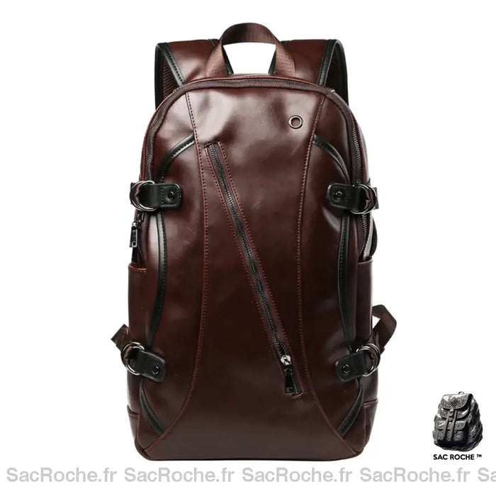 Sac À Dos Homme Cuir Marron Sac En