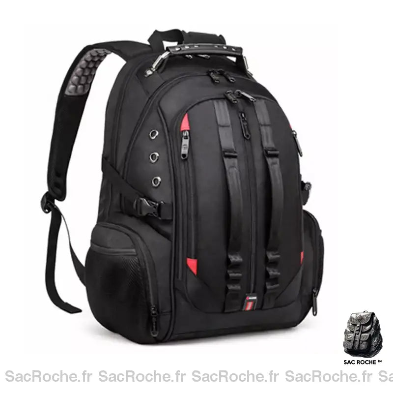 Sac À Dos Homme Élégant Noir Sac