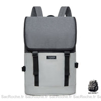 Sac à Dos Homme en Nylon - modèle Gris - Sac Roche ™