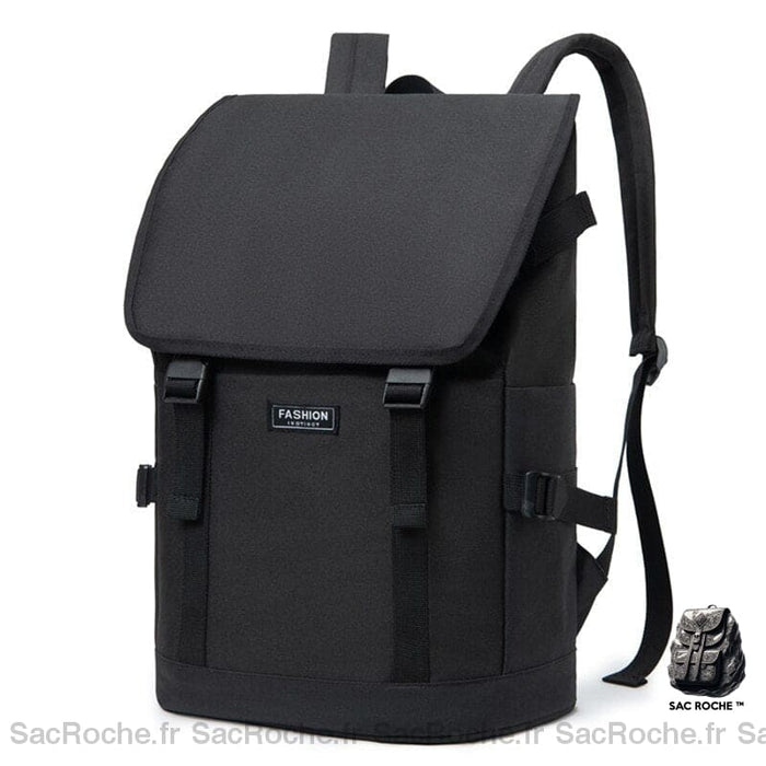 Sac À Dos Homme En Nylon Noir Dos Homme