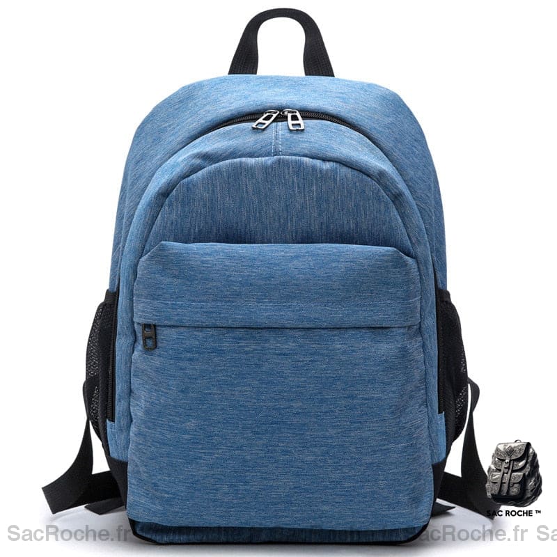 Sac À Dos Homme En Tissu Respirant Bleu Sac Dos Homme