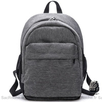 Sac À Dos Homme En Tissu Respirant Gris Sac Dos Homme