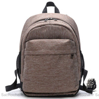 Sac à Dos Homme en Tissu Respirant - modèle Marron - Sac Roche ™