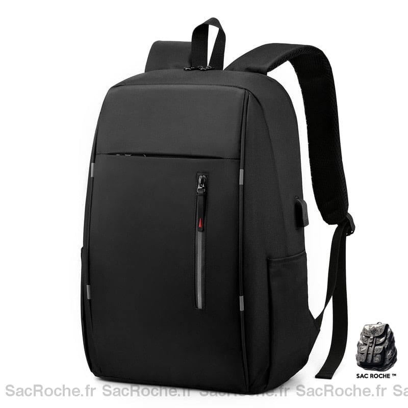 Sac À Dos Homme Ergonomique Confortable. Noir Sac