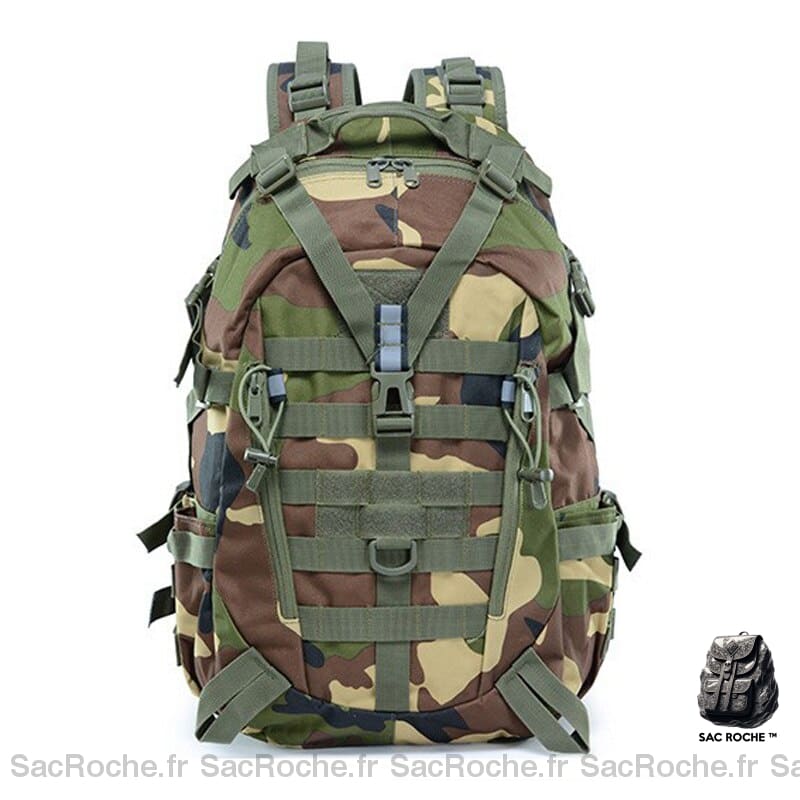 Sac À Dos Homme Militaire Compact Camouflage Jungle