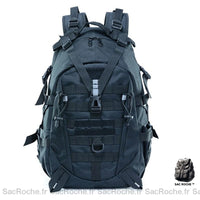 Sac à dos homme militaire compact - modèle Noir - Sac Roche ™