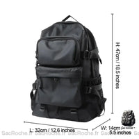 Sac à dos homme mode - modèle Noir (15.6 pouces) 30L - Sac Roche ™