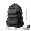Sac À Dos Homme Mode Noir ( 17 Pouces) 30L Sac Tendance