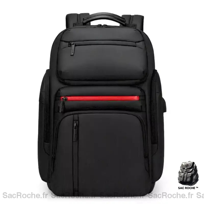 Sac À Dos Homme Noir Multifonction Noir Sac