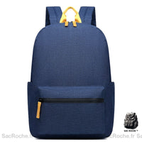 Sac à Dos Homme Polyvalent Collège/Lycée - modèle Bleu - Sac Roche ™
