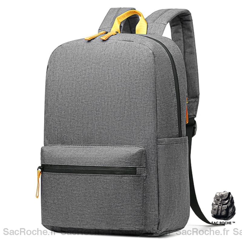 Sac À Dos Homme Polyvalent Collège/Lycée Gris Sac A Dos Ordinateur