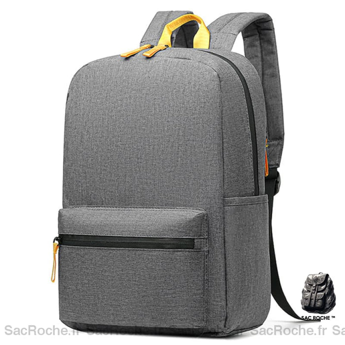 Sac À Dos Homme Polyvalent Collège/Lycée Gris Sac A Dos Ordinateur