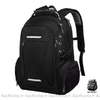 Sac à dos homme polyvalent - modèle Noir - Sac Roche ™