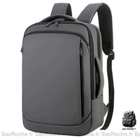 Sac à dos homme pour ordinateur - modèle Gris - Sac Roche ™