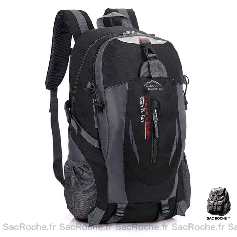 Sac À Dos Homme Randonnée Compact Noir