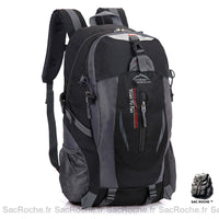 Sac à dos homme randonnée compact - modèle Noir - Sac Roche ™