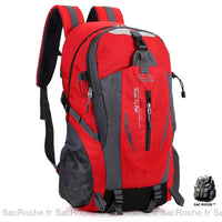 Sac à dos homme randonnée compact - modèle Rouge - Sac Roche ™