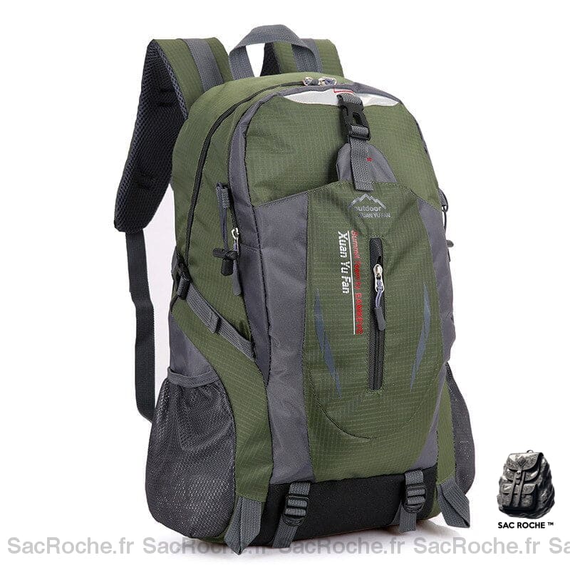 Sac À Dos Homme Randonnée Compact Vert Armée