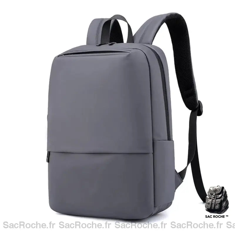 Sac À Dos Homme Rectangle Gris Sac