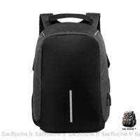 Sac à dos homme spacieux - modèle Noir - Sac Roche ™