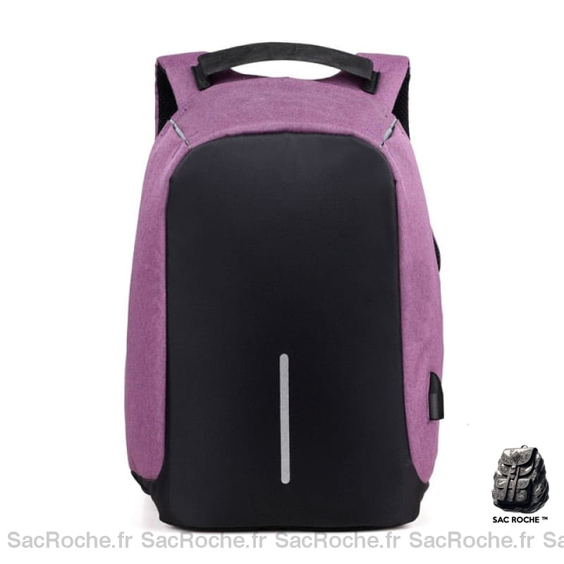 Sac À Dos Homme Spacieux Violet