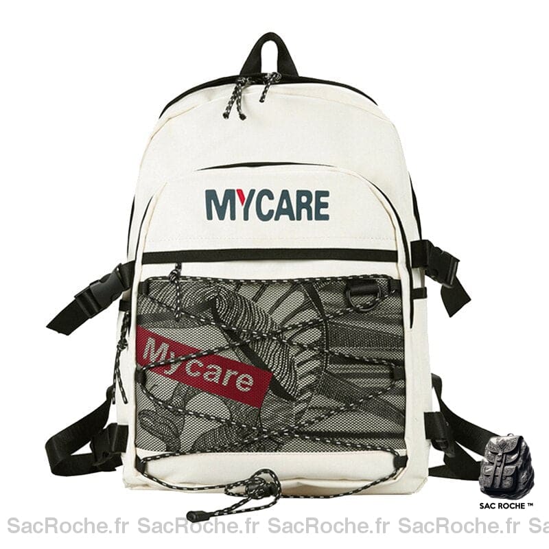 Sac À Dos Homme Sportif Modèle 1 Blanc Sport