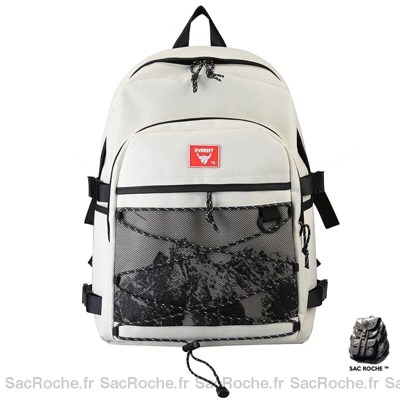 Sac À Dos Homme Sportif Modèle 3 Blanc Sport