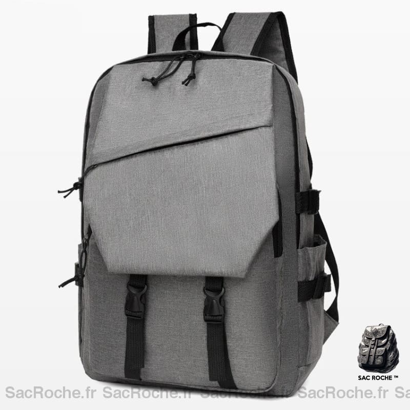 Sac À Dos Homme Sportif+Dds-00182 Gris Sport