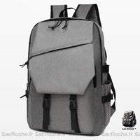 Sac à dos homme sportif+DDS-00182 - modèle Gris - Sac Roche ™