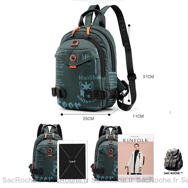 Sac À Dos Homme Tendance Compact