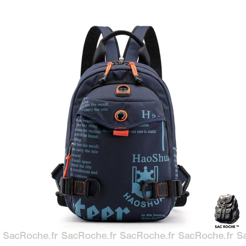 Sac à dos compact et stylé homme - Bleu - Sac Sac à dos