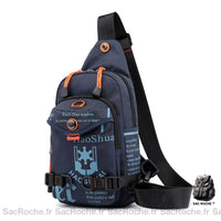 Sac à dos homme tendance petit - modèle Bleu navy - Sac Roche ™