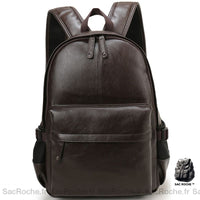 Sac à dos homme tendance QVN-00159 - modèle Marron - Sac Roche ™