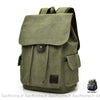Sac À Dos Homme Toile Canvas - Résistant Vert Sac Homme