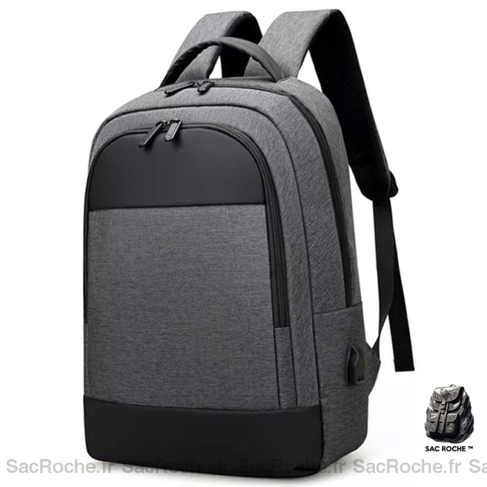 Sac À Dos Homme Travail Ordinateur 15 Pouces Gris Sac A Dos Ordinateur