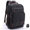 Sac À Dos Homme Vintage En Toile Noir Sac Dos Vintage