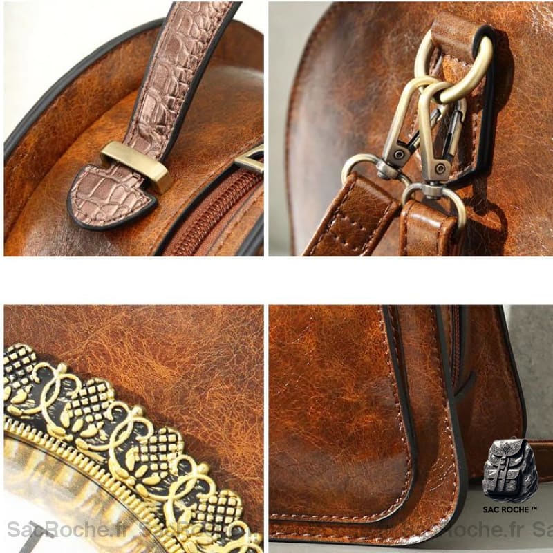 Sac À Dos Horloge Vintage Homme