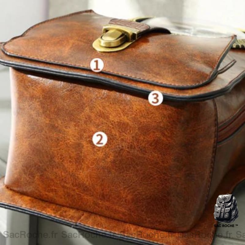 Sac À Dos Horloge Vintage Homme