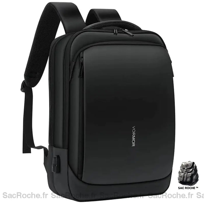 Sac À Dos Imperméable 17 Pouces Noir Sac Ordinateur