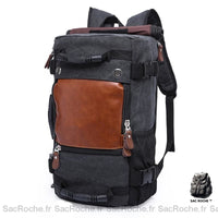 Sac à dos imperméable voyage - modèle Noir - Sac Roche ™