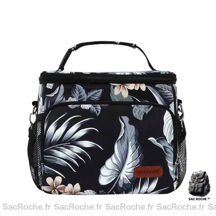 Sac À Dos Isotherme 15L Motif Feuilles Sac
