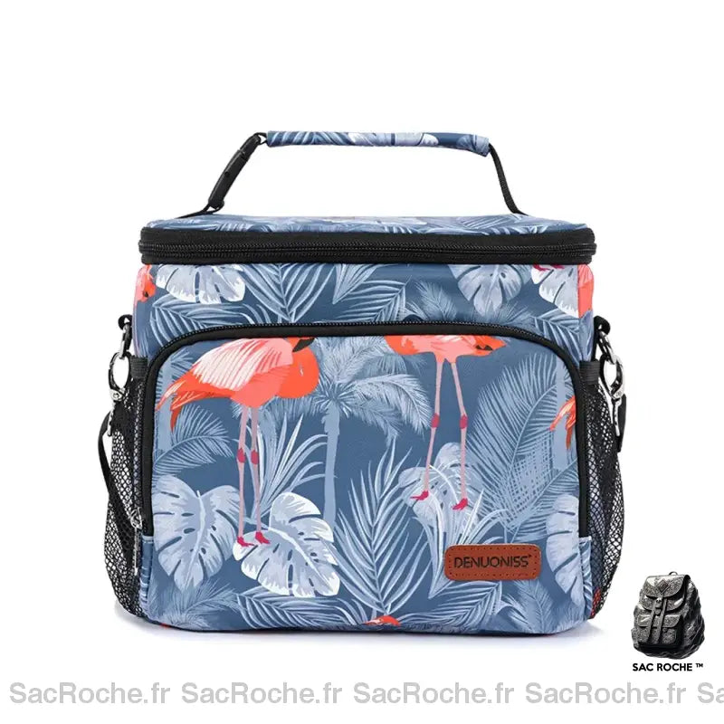 Sac À Dos Isotherme 15L Motif Flamant-Rose Sac