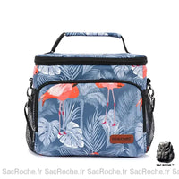Sac à dos isotherme 15L - modèle Motif flamant-rose - Sac Roche ™