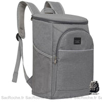 Sac à dos isotherme 18L minimaliste - modèle Gris - Sac Roche ™