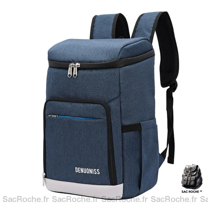 Sac À Dos Isotherme Bleu - Fraîcheur Assurée Dos Isotherme