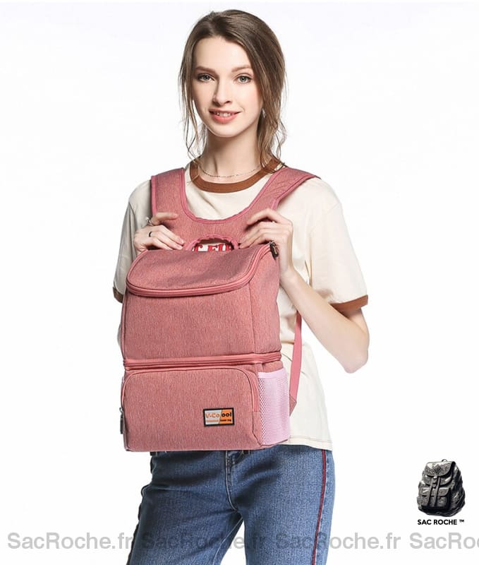 Sac À Dos Isotherme Double Compartiment