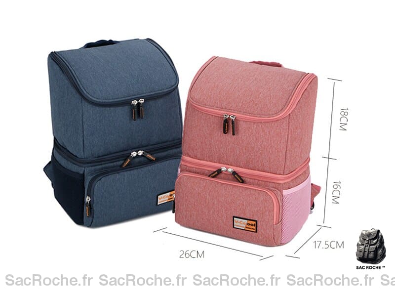 Sac À Dos Isotherme Double Compartiment