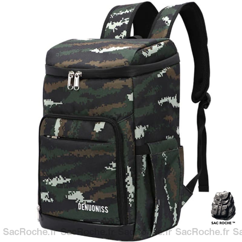 Sac À Dos Isotherme Étanche 23L Camouflage Vert Sacs Isothermes