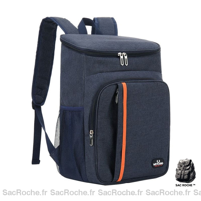 Sac à dos isotherme étanche pour femmes - Bleu marine - Une glacière Glacière